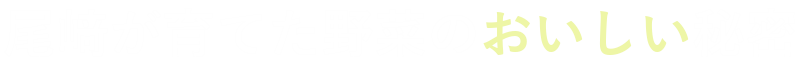 尾﨑が育てた野菜のおいしい秘密